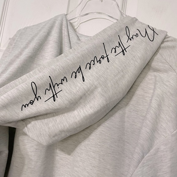 Star Wars Hooded Cardigan Adult XL Heathered Gray - Picture 8 of 12